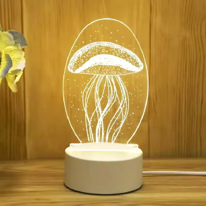 Lampada 3D Medusa