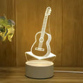 Lampada 3D Chitarra