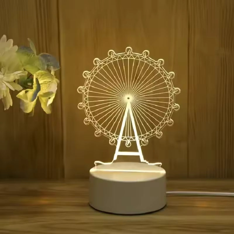 Lampada 3D Ruota panoramica