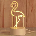 Lampada 3D Fenicottero