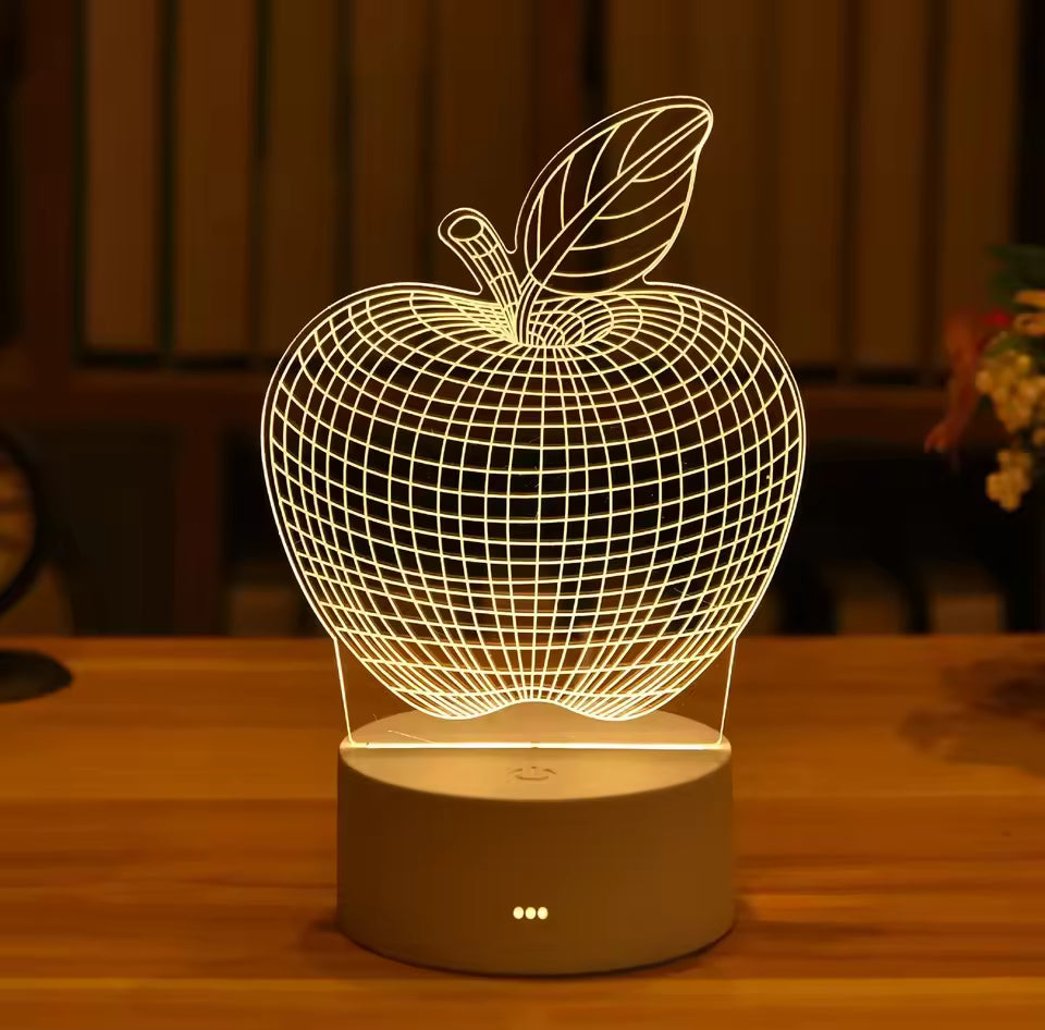 Lampada 3D Mela