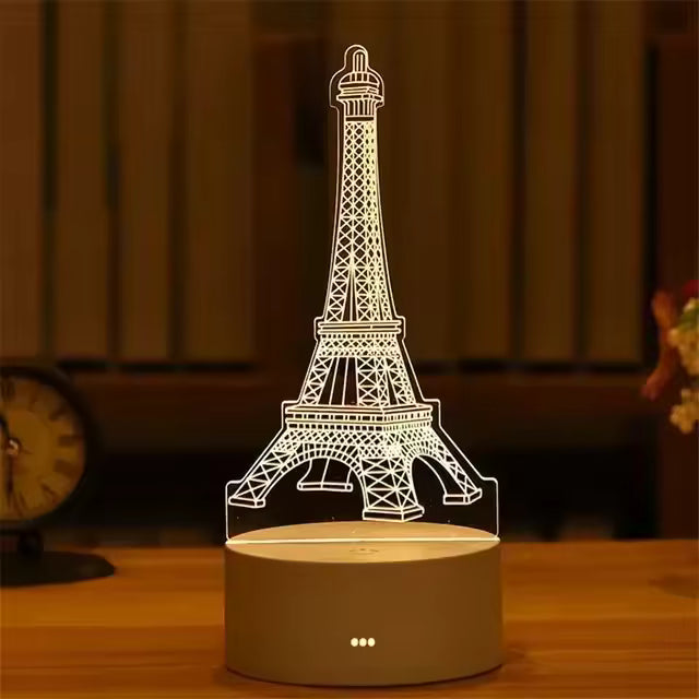 Lampada 3D Tour Eiffel