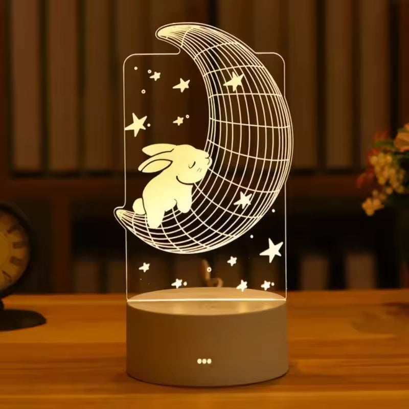 Lampada 3D Luna