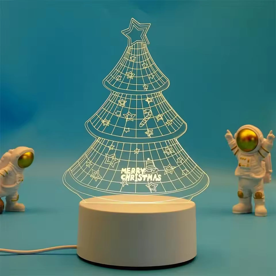 Lampada 3D Albero di natale