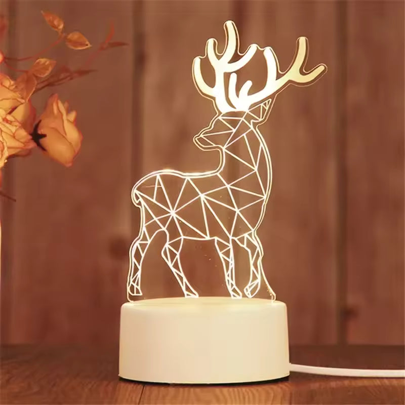 Lampada 3D Cervo