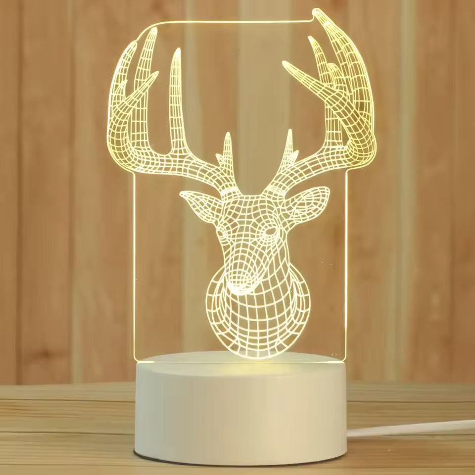 Lampada 3D Cervo grande