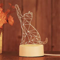 Lampada 3D Gatto