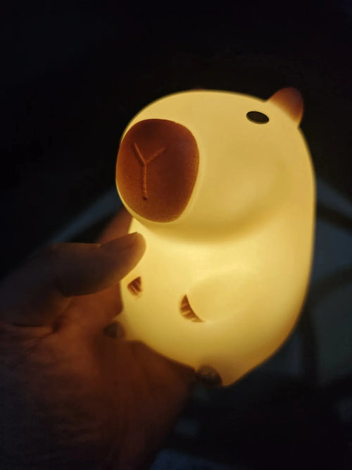 Capybara Luce notturna Cartoon Silicone