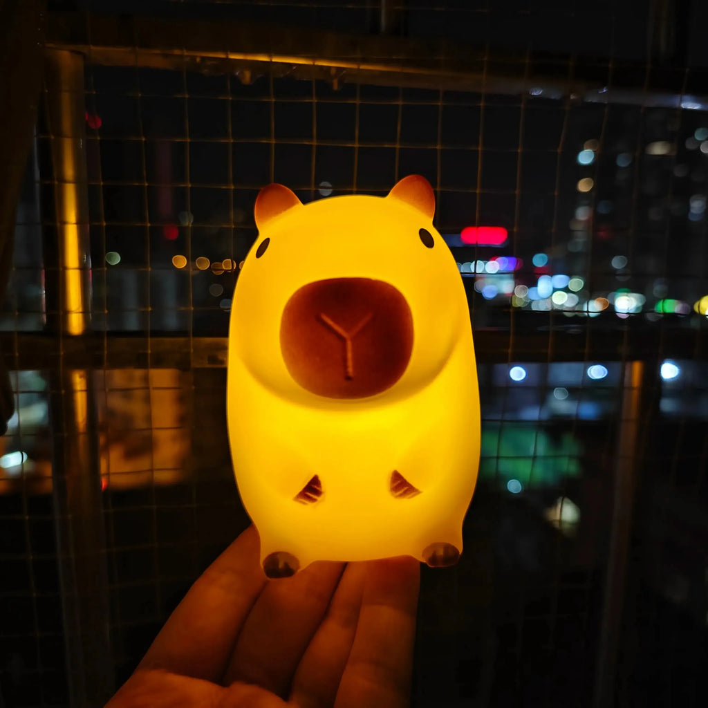 Capybara Luce notturna Cartoon Silicone